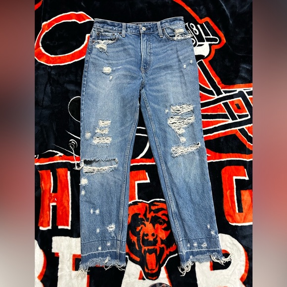 Abercrombie & Fitch Annie High Rise Girlfriend Jeans - Picture 2 of 4